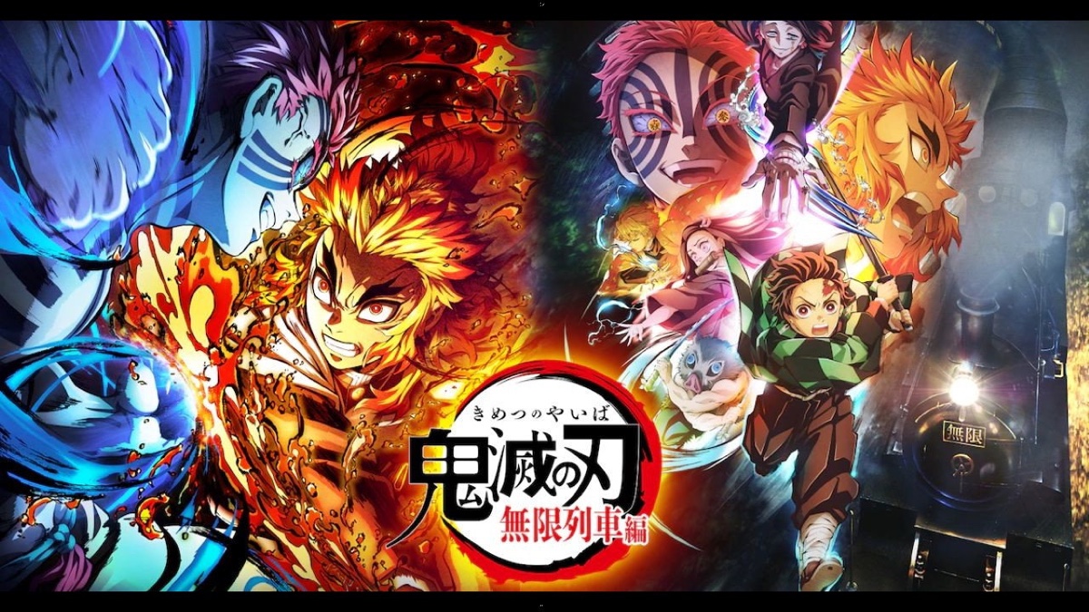 Demon Slayer Kimetsu no Yaiba The Movie Mugen Train scene
