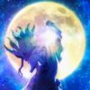 Senku looking up at the moon in the Dr. STONE finale