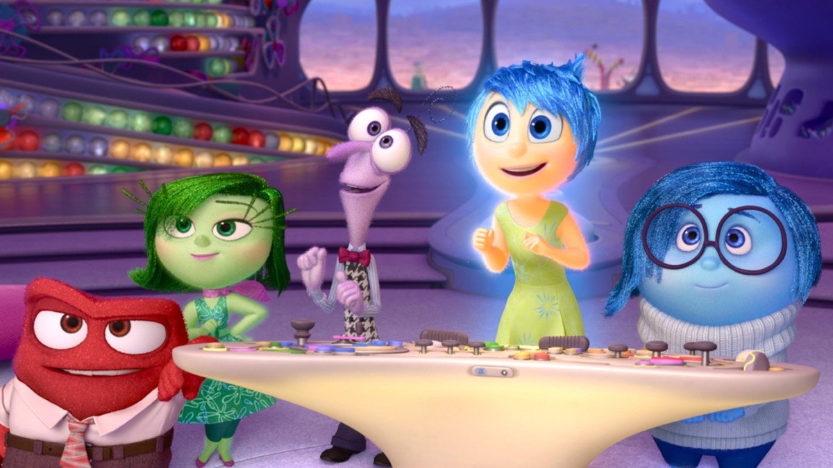 Inside Out - the five Emotions at the Headquarters console