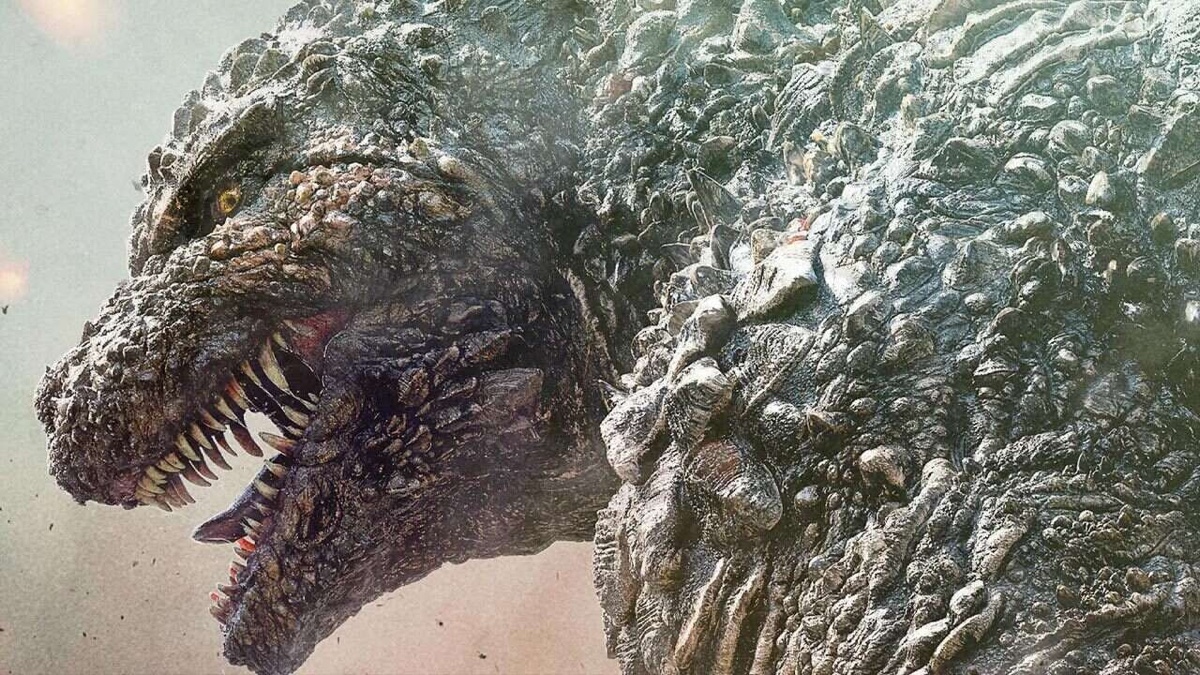 Godzilla Minus One (2023) - close-up of Godzilla