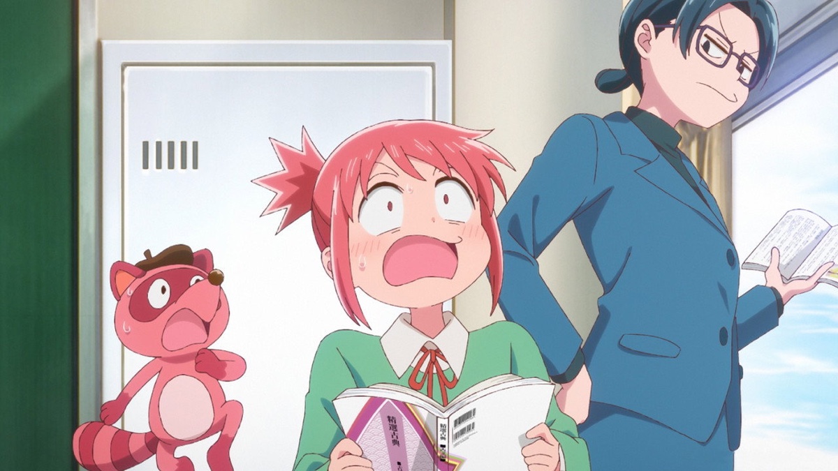 Draw This, Then Die! - Ai caught reading manga in class, with Ms. Teshima and Pokota