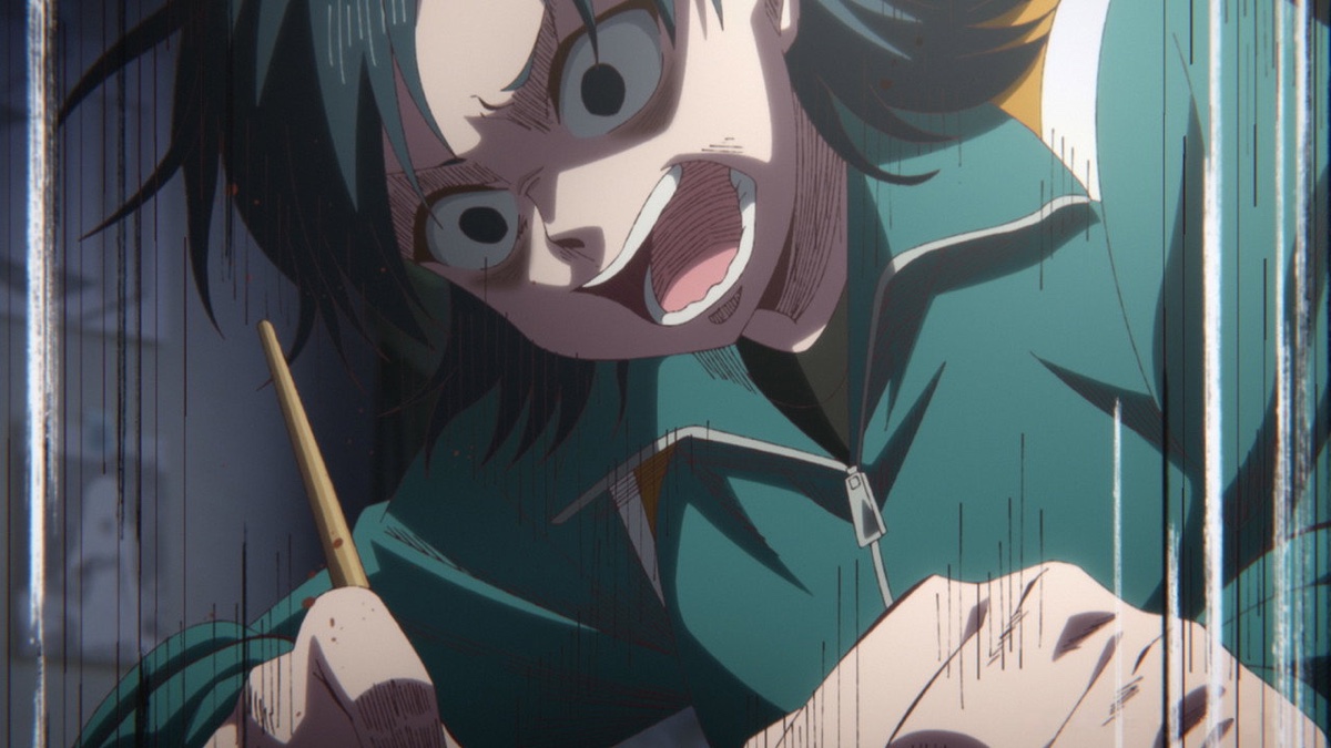 Draw This, Then Die! - a manga artist hunched over a manuscript under pressure