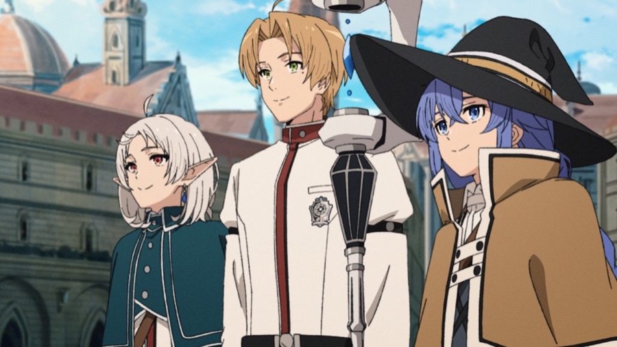 Mushoku Tensei Season 3 - Sylphie, Rudeus and Roxy together in episode 3